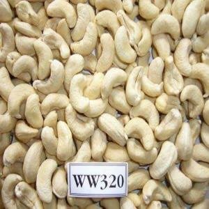 Amandes de cajou décortiquées WW320 — qualité export